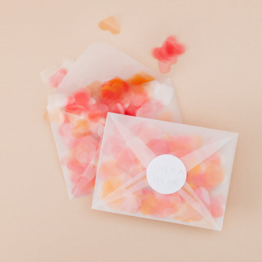Confetti Kit with Envelopes (Confetti Bag + Envelopes & Stickers)